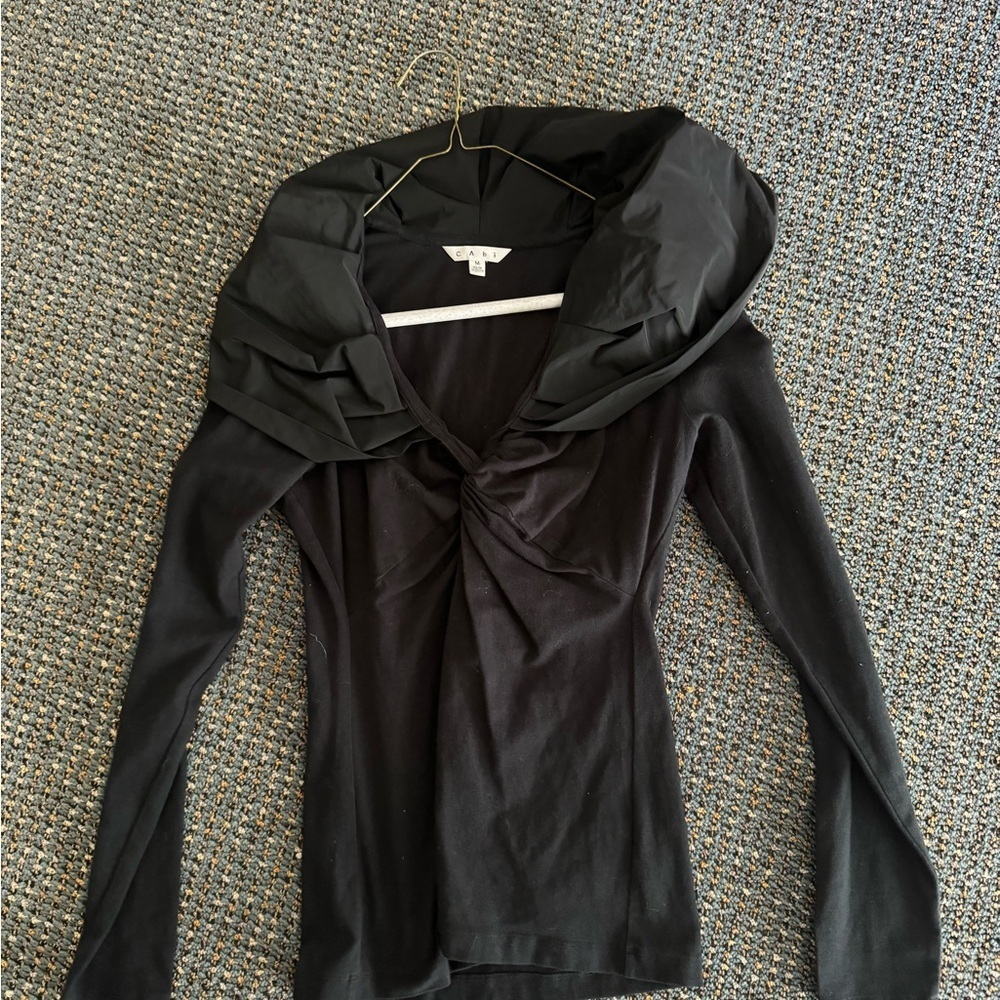 Elegant Black Long Sleeve Top
